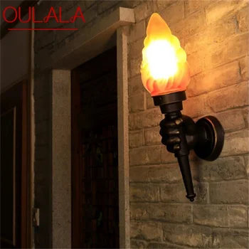 PLLY Външни стенни аплици, Класически фенер, творчески led Водоустойчива лампа за дома