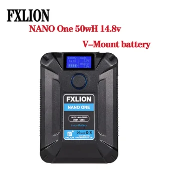 Батерия FXLION NANO One/Two/Three с V-образно затваряне/с златен монтиране Type-C USB-A/-CBattery За led камера на Смартфон, Лаптоп