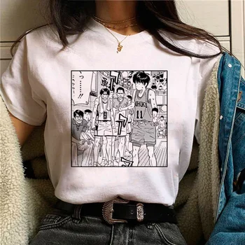 Тениска shohoku, женска тениска с графичен комиксом, дамски дрехи с графичен комиксом