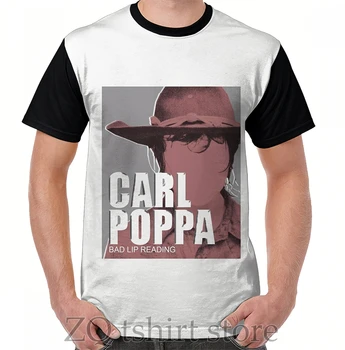 Carl Poppa - La Jiggy Jar Jar Do графична тениска, мъжки блузи, дамски тениска, мъжки тениски с забавни принтом, кръгло деколте, къс ръкав