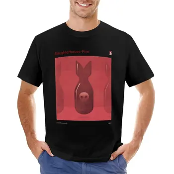 Кланица-Пет - Тениска с Кърт Воннегутом обикновена тениска, реколта тениска, красиви блузи, тениски голям размер за мъже