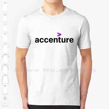 Логото на Accenture Логото на марката 2023 Градинска Тениска С Графичен Модел на по-високо Качество на Тениски