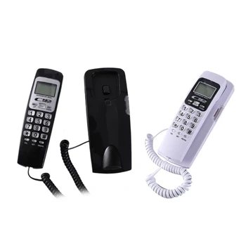 Кабелен телефонен пренабиране и LCD дисплей Кабелна стационарен телефон за дома