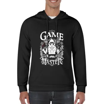 Нов Game Master - Бяло мъжко облекло с качулка, корейската есен облекло, нови блузи и блузи