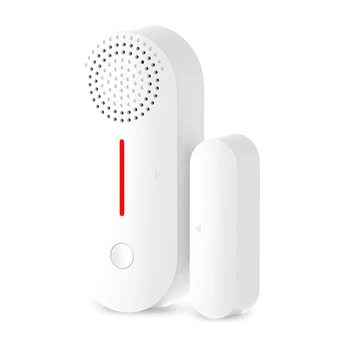 Wifi Врата Магнитна аларма, Врата И прозорец аларма, Изнесен сензор звук и светлина домашна изолация