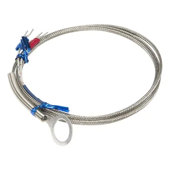 FTARR01 J тип 1 м, с метална екранировка кабел с околовръстен глава термодвойка температурен сензор