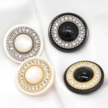 HENGC 16/21/25 мм, копчета от смола с големи кристали За шиене, Елегантни дамски пуловери, накити ръчна изработка, изделия на едро