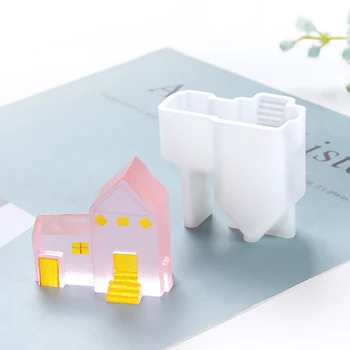 Силиконова форма за Свещи във Формата на 3D у Дома, Мини-Форма за сапун, Форма от смола, Инструмент за производство на Мазилки, Ръчно изработени Аксесоари 
