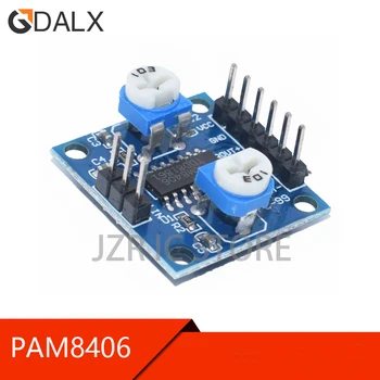 (10 бр) 100% е добра такса цифров усилвател PAM8406 с потенциометром на звука 5Wx2 стерео чипсет M70