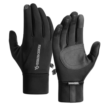 Зимни ръкавици за мъже и жени, за предотвратяване на занасяне със сензорен екран, топли ветроупорен ръкавици за тичане, каране на велосипед, мотоциклет, разходки, каране на ски