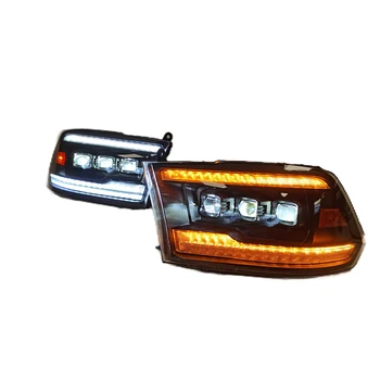 Авточасти DRL LED предни led главоболие фенер, проектор, фарове За Dodge Ram 1500 2009-2018