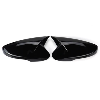 Колата M Style лъскаво черен калъф за огледала за обратно виждане, тампон на дограма, капаци на страничните огледала за Hyundai Veloster 2012-2017