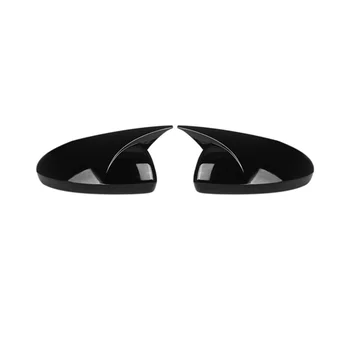 Лъскав Черен Страничен капак огледала за обратно виждане на Кутията Огледално черупки Тампон за NISSAN ALTIMA SENTRA 2019-2022 Огледален капак
