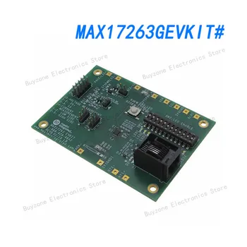 MAX17263GEVKIT # Инструменти за разработка на чип за управление на захранването MAX17263 EVKIT за топливомера TDFN ModelGauge m5