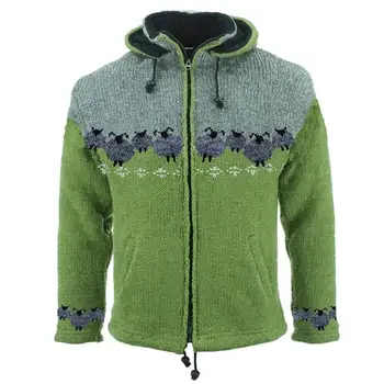 Мъжки Пуловер с качулка, Жилетка, Есенно-зимния нов модерен младежки случайни пуловер голям размер