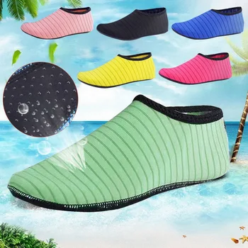 Дамски И мъжки мека плажната водна обувки, спортни сандали, маратонки, бързо съхнещи чорапи за гмуркане бос, устойчива на плъзгане обувки