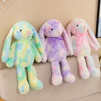 30 см Cartoony сладък ослепителен заек, плюшен играчка за деца, Меката кукла е в стила на Kawai, възглавница за декорация, детски успокояваща кукла за най-малките момичета, подарък