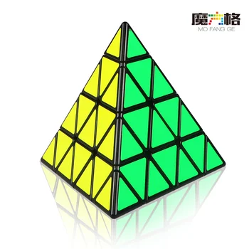 Оригинален Qiyi Mofangge 4x4x4 Jinzita PyramidCube Магически Способи Куб 4x4 Професионална Пъзел Cubo Magico Забавни Играчки За Деца