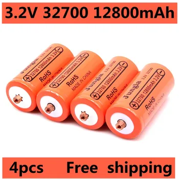 4ШТ 100% Оригинална Акумулаторна батерия lifepo4 капацитет 32700 12800 ма 3.2 В Професионална литиево-желязо-фосфатная акумулаторна батерия с винт