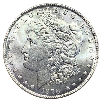Около 26,7 g Сребърни монети Кралица Морган САЩ, Медал на Свободата, монета от 1 долар, колекционерски монети, подарък монети за Коледа