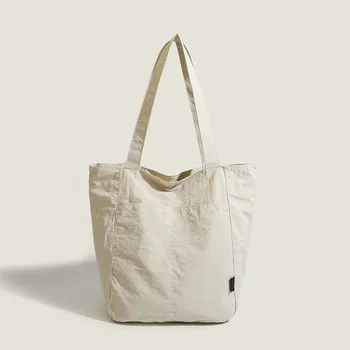 Водоустойчив найлон ежедневни тъканно чанта през рамо Дамски нишевая холщовая чанта с Голям капацитет за междуградски пътувания