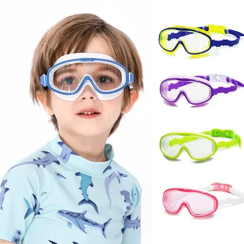 Детски професионални очила swin в голяма рамка, за момчета и момичета, водоустойчив фарове за очила за гмуркане, детски очила за плуване