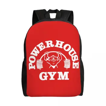 Индивидуални раници за фитнес Powerhouse За жени и мъже, Ежедневна чанта за книги за училище, колеж, фитнес, мускулни торбички