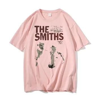 The Smiths Реколта Тениска с y2k принтом, Мъжка Тениска от чист Памук, Мъжка Проститутка, Дрехи, Мъжки t-shirt Harajuku на Британската Алтернативна рок-група