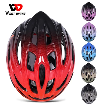 Червен велосипеден шлем, планински каска с led подсветка и сенника, мъжки Лек пътен каска за планински велосипеди, защитна шапка за велосипед