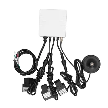 WiFi Енергиен монитор Фаза 3 4 Тел Битумен Измерване на електрическа мощност 100-240 В за дома, Домашен електромер