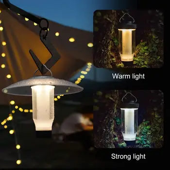 Акумулаторна фенерче USB за палатки, уличен led лампа за къмпинг, преносимо осветление, преносим фенер за къмпинг, туризъм лампа