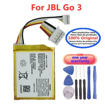 750 ма 100% Оригинален Bluetooth Батерия За JBL Go 3 Go3 G03 GSP383562 Плейър Говорител Акумулаторна Батерия Bateria 