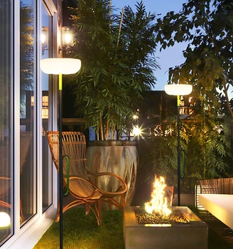 Под лампа, слънчев градински лампа, алуминий озеленяване лампа, лампа за тераса на вила, градина, лампа за балкона