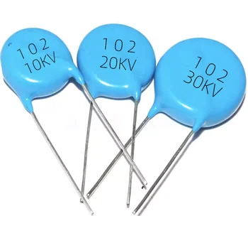 10шт 20КВ 102 1000ПФ 1НФ 20КВ102 високо напрежение керамични чип, керамичен кондензатор