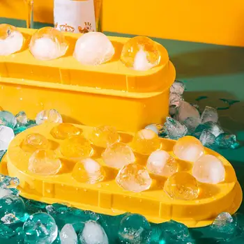 Форма за хранителни топки с лед, гъвкава пластмаса, направи си сам, многосеточный тава за топки с лед, форма за кубчета лед, кухненски принадлежности