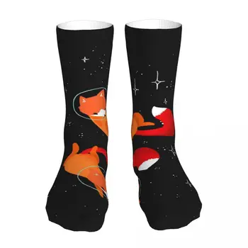 Лисица в космоса, Чорапи унисекс, новост, Зимни чорапи, Топли дебели меки възли на ежедневните чорапи