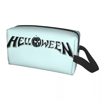 Helloween идват Keeper Of The Seven Keys Част от козметични чанти за Грим в стил Хеви-Метъл-Рок, Козметичен Органайзер За Съхранение на Козметика, Калъф за набиране Dopp