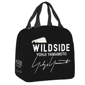WILDSIDE Yohji Yamamoto, изолиран обяд-бокс за жени, Преносим термохолодильник, чанта за обяд, Контейнер за пикник Чанта-тоут