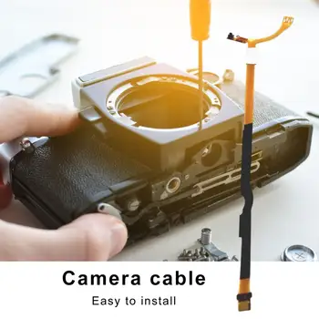 Чудесен гъвкав кабел за обектив, черен, жълт, лесна инсталация, защита от ръжда, разменени кабел за блендата на обектива