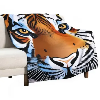 Ново одеяло с изображение на око на тигър, хубаво одеяло, изпъстрен одеяла и покривала, Луксозно одеяло брендовое