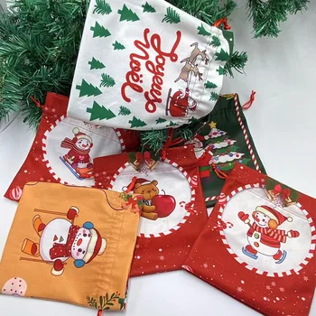 Пакети за коледни подаръци, пакет за хапчета с бонбони на Дядо Коледа, опаковане весела Коледа, Нова година 2024, Коледна опаковки, подаръчни комплекти, аксесоари